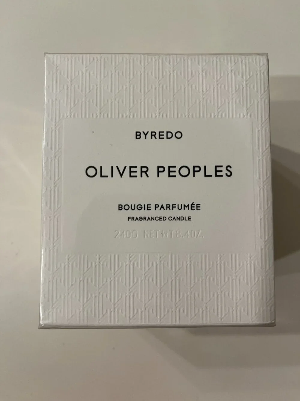 BYREDO x Oliver Peoples Limited Ed Candle 8.4 oz SEALED
